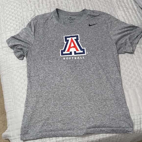 Nike Dri Fit Gray University of Arizona softball tee - Picture 1 of 1